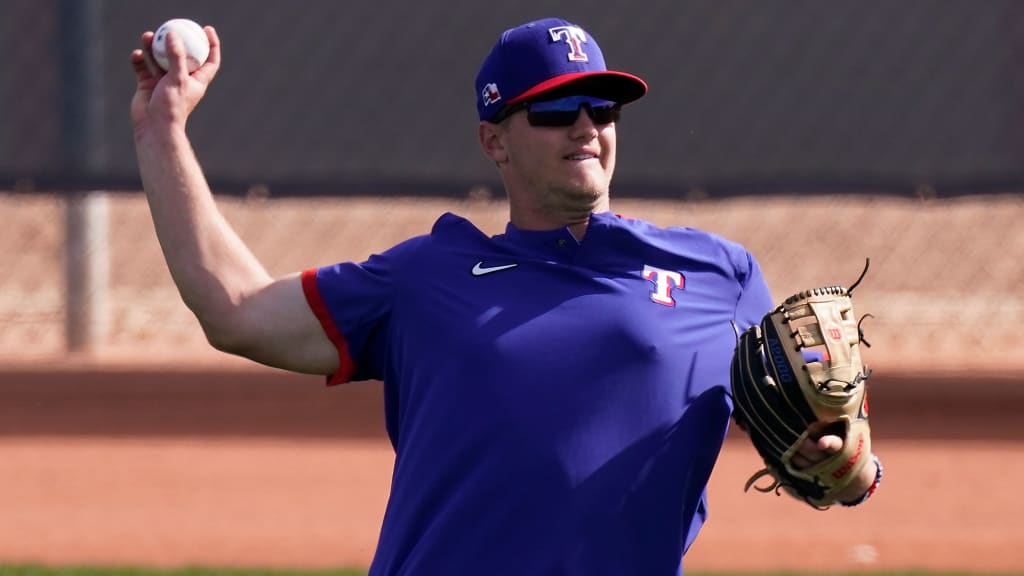 This is a 2022 photo of Josh Jung of the Texas Rangers' baseball