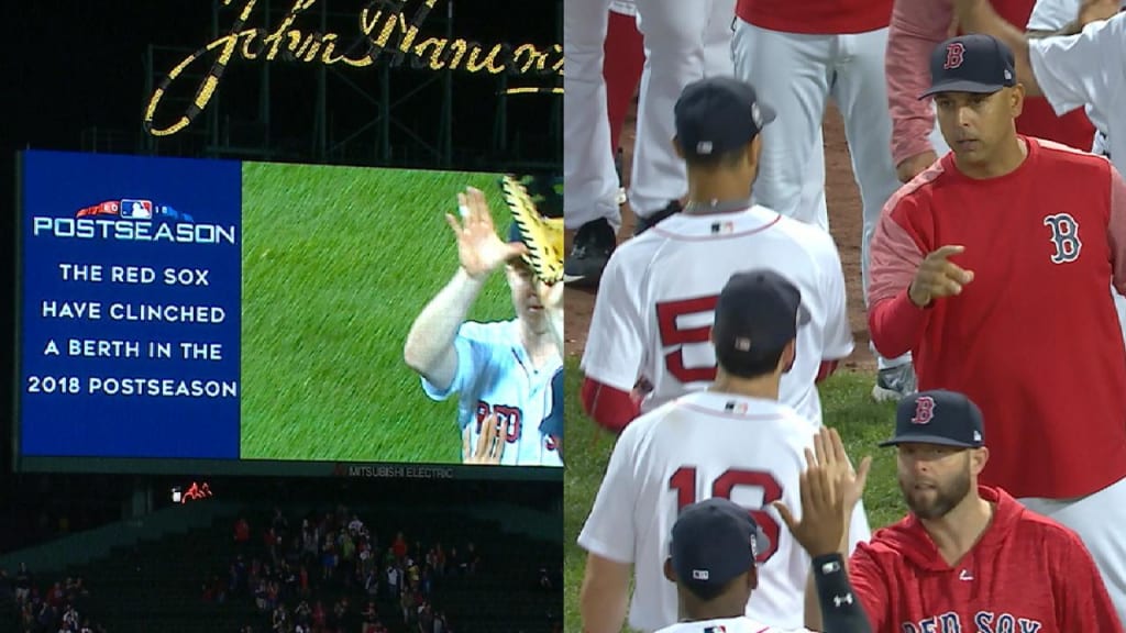 Red Sox clinch postseason berth