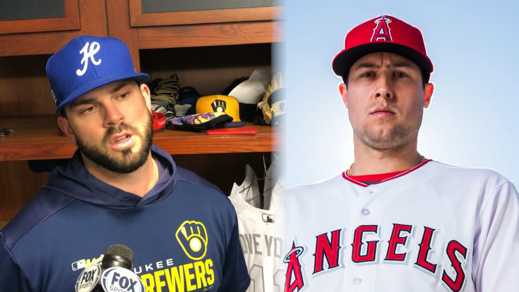 Braun, Yelich, Moustakas pay tribute to Skaggs with special jersey