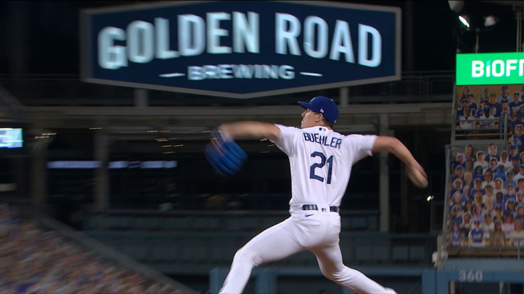 Walker Buehler pitches 2 scoreless innings in major league debut - True  Blue LA