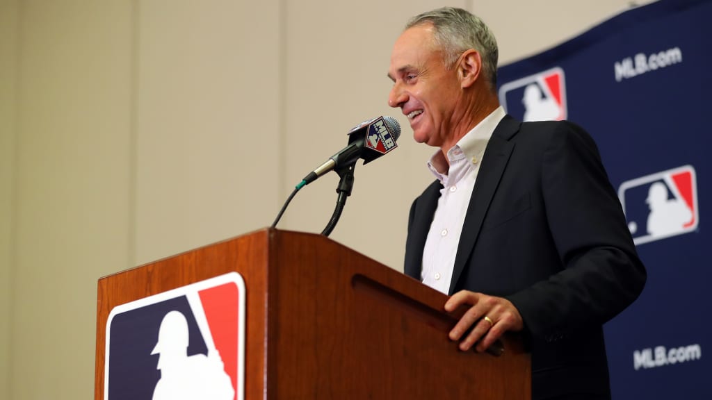 Rob Manfred refuses to give Bryce Harper more time with pitch