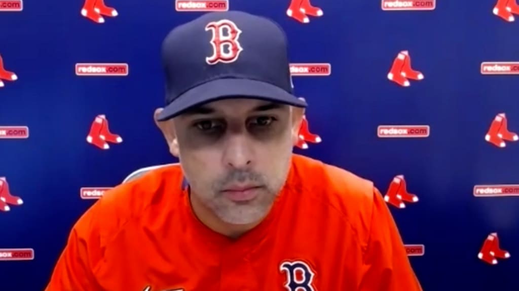 Red Sox Manager Alex Cora Reacts After Wild Final Out In Loss Vs