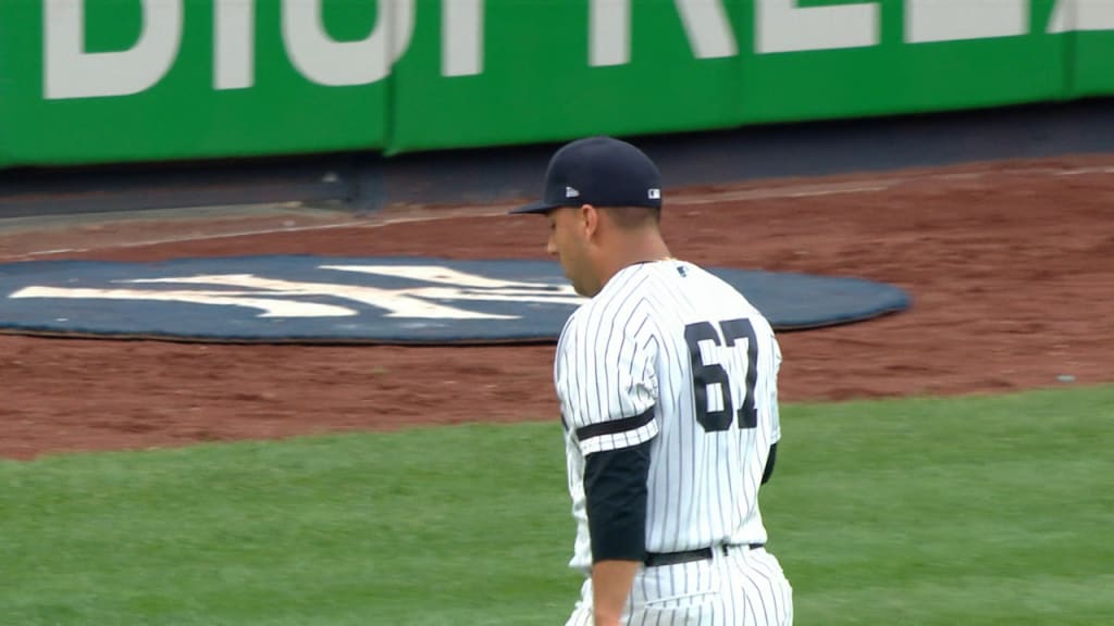 Aaron Hicks speaks with media following 8-7 loss 