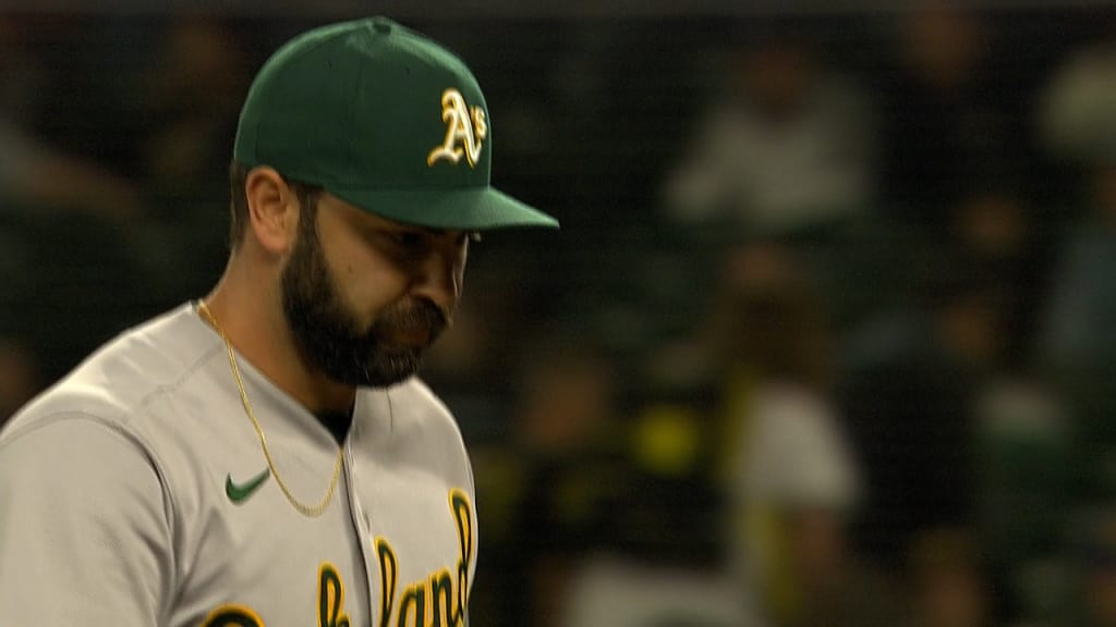 A's reliever Lou Trivino working through struggles