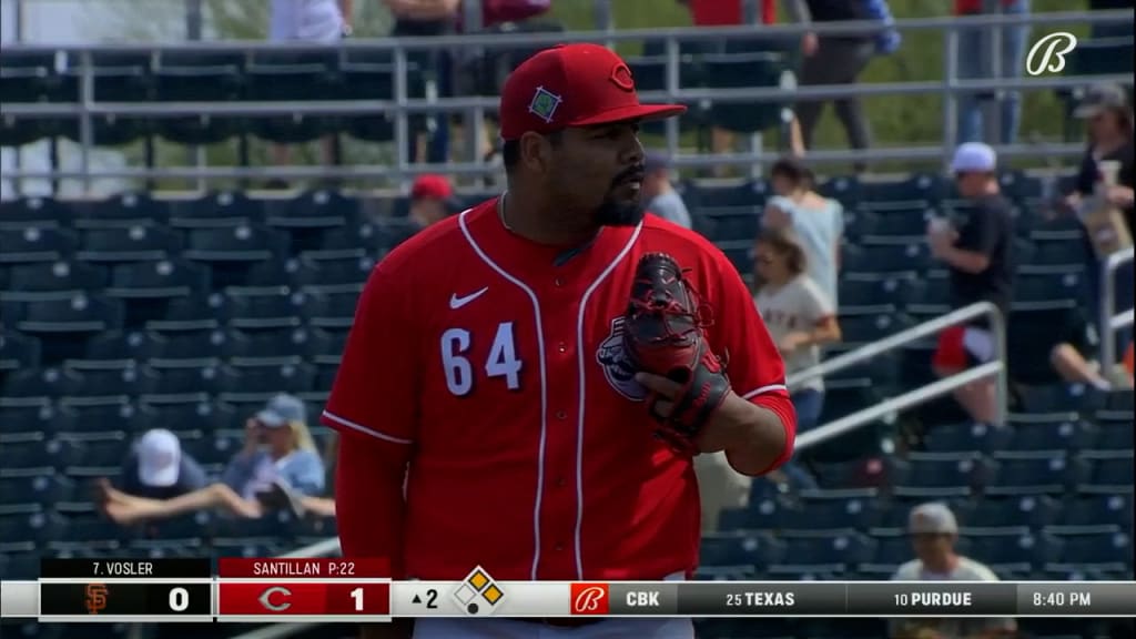 Tony Santillan strikes out Vosler