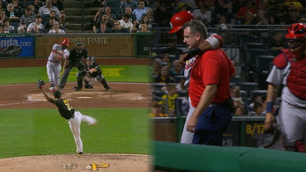 Fowler exits game in the 8th