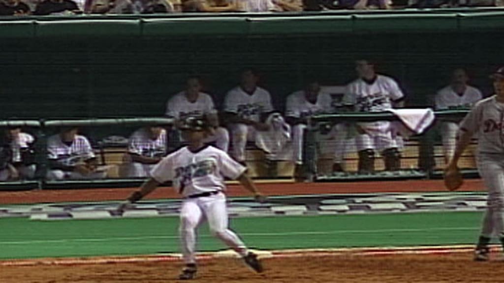 Bobby Smith of the Tampa Bay Devil Rays in action during the Devil