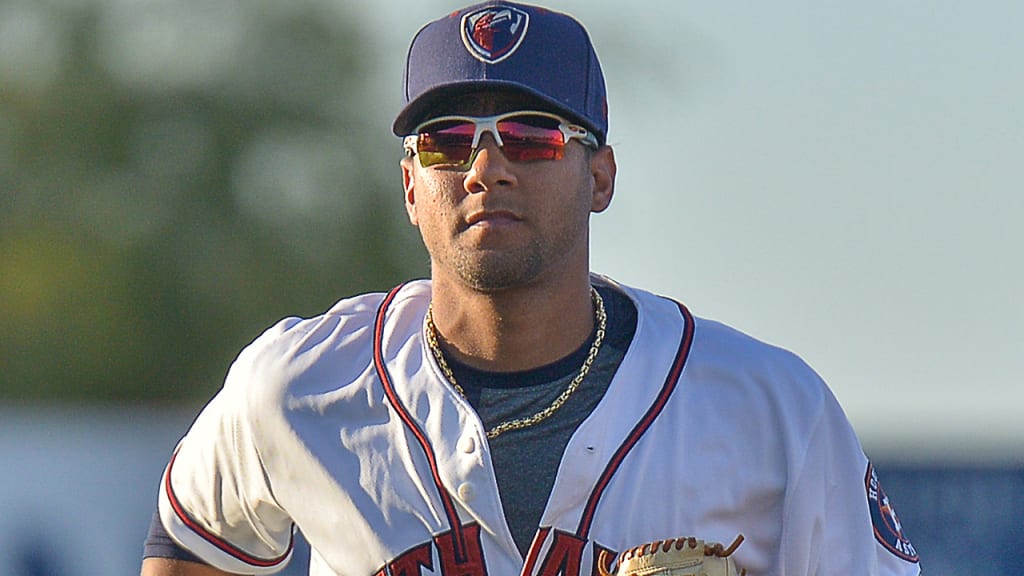 Yulieski Gurriel, 32, posted a .691 OPS in 15 Minor League games. (Lancaster JetHawks)