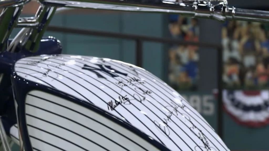 Occ new york store yankees bike damaged