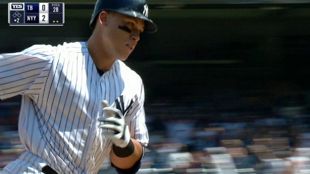 Judge's first career home run
