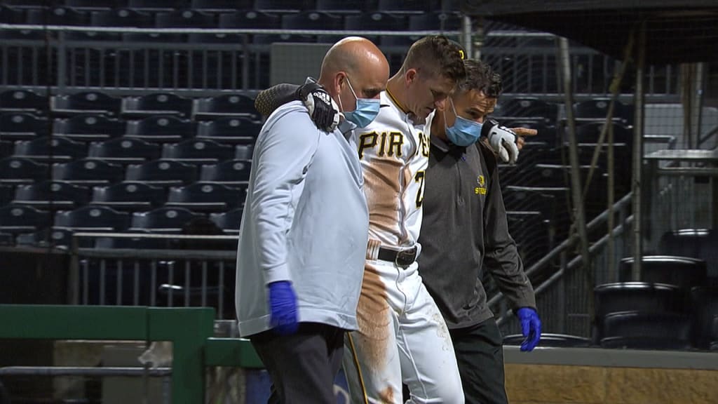 Pirates place Cole Tucker on 7-day concussion injured list after fall at  Cincinnati stadium