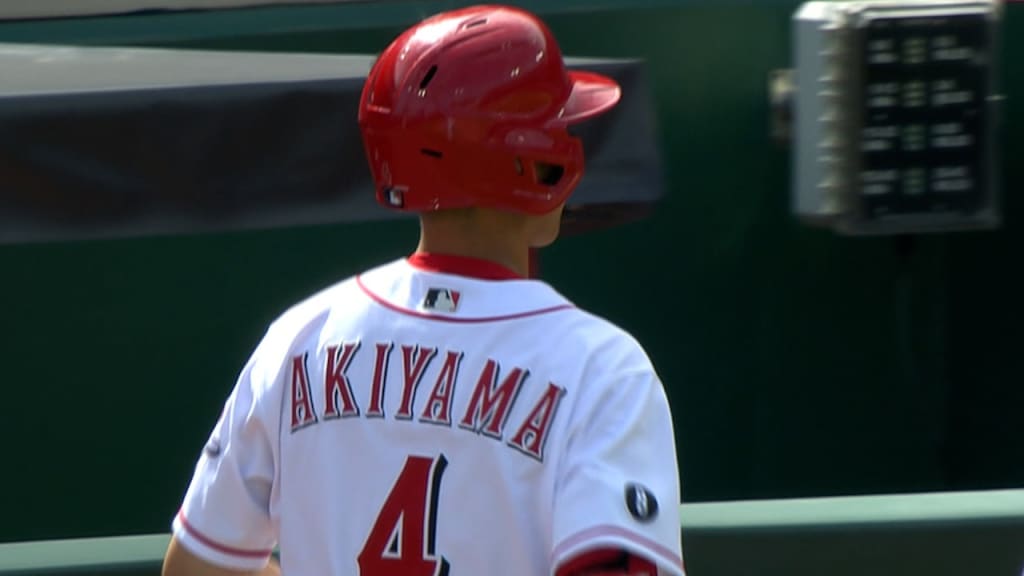 Reds tell Akiyama he is not making the team settle on backup catcher