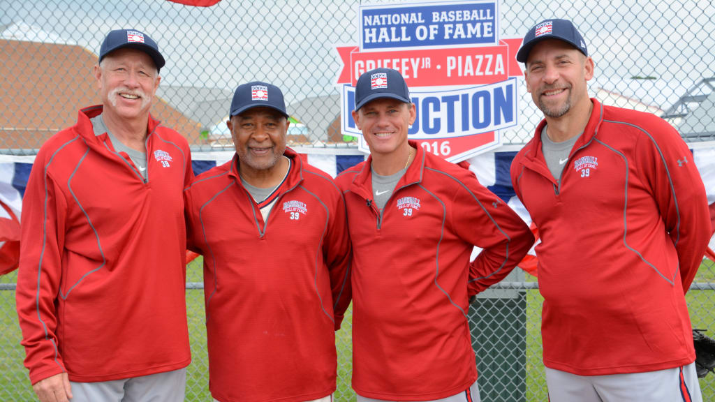 Goose Gossage, Ozzie Smith, Craig Biggio and John Smoltz took part in Smith's annual event. (Ben Platt/MLB.com)
