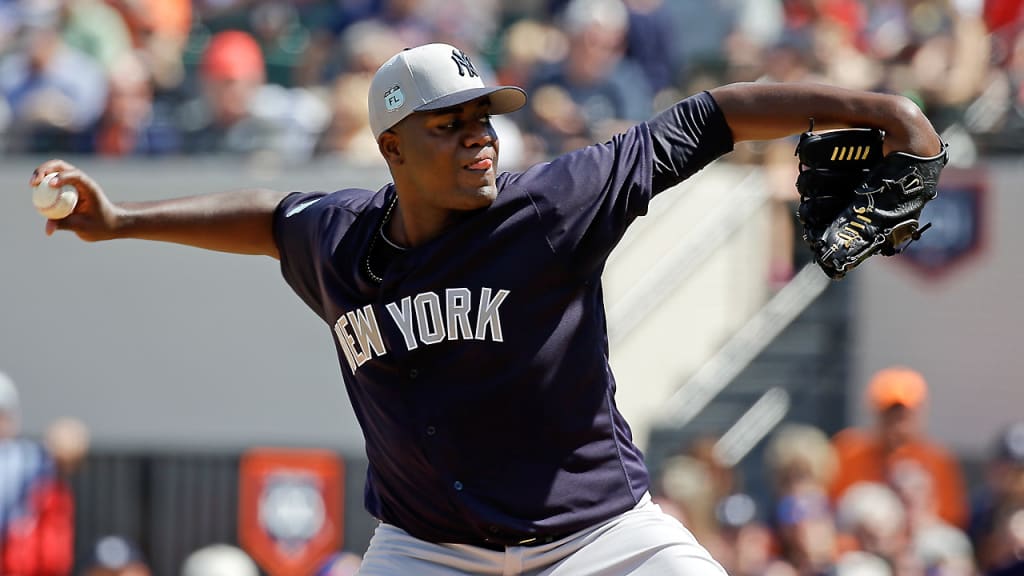 Michael Pineda allowed just one hit over his two scoreless innings against the Tigers on Saturday. (AP)