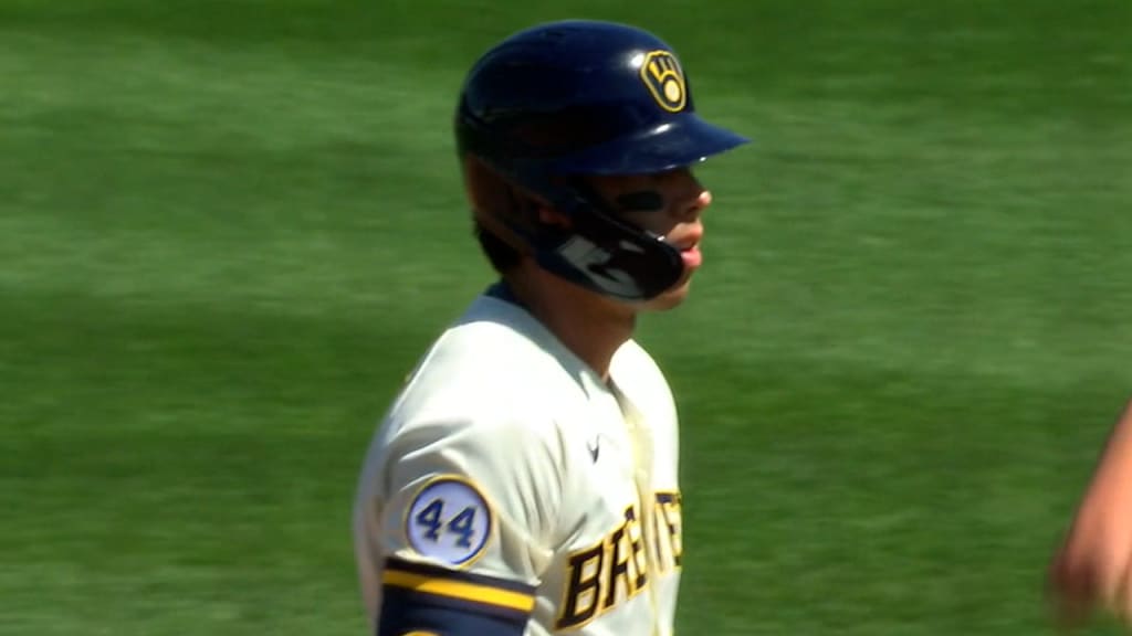 Christian Yelich doubles in 1st