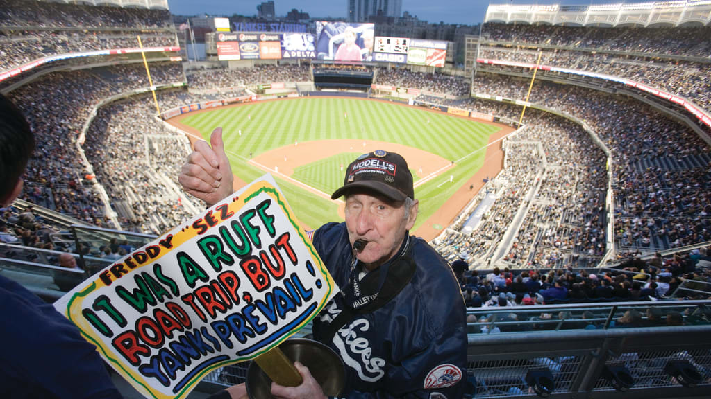 New York, New York: September 29, 1955. Fans at Yankee Stadium