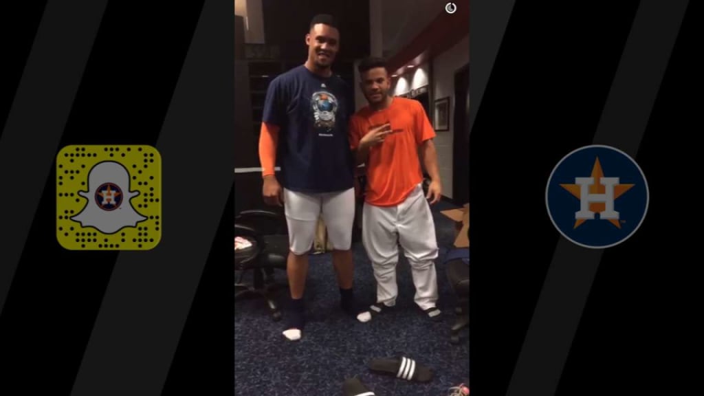 Gomez and Altuve swap pants