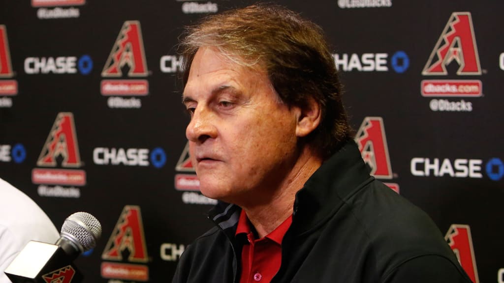 Chief baseball officer Tony La Russa was critical of the performance of the entire D-backs' organization. (AP)