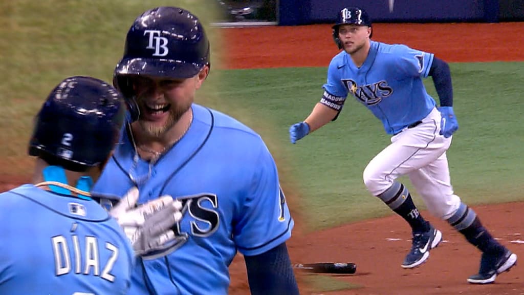 Meadows, Rays split with Yankees in 7-inning doubleheader