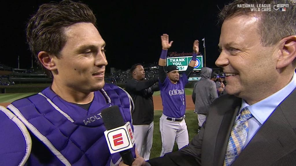 Colorado Rockies Tony Wolters Game-Used Jersey