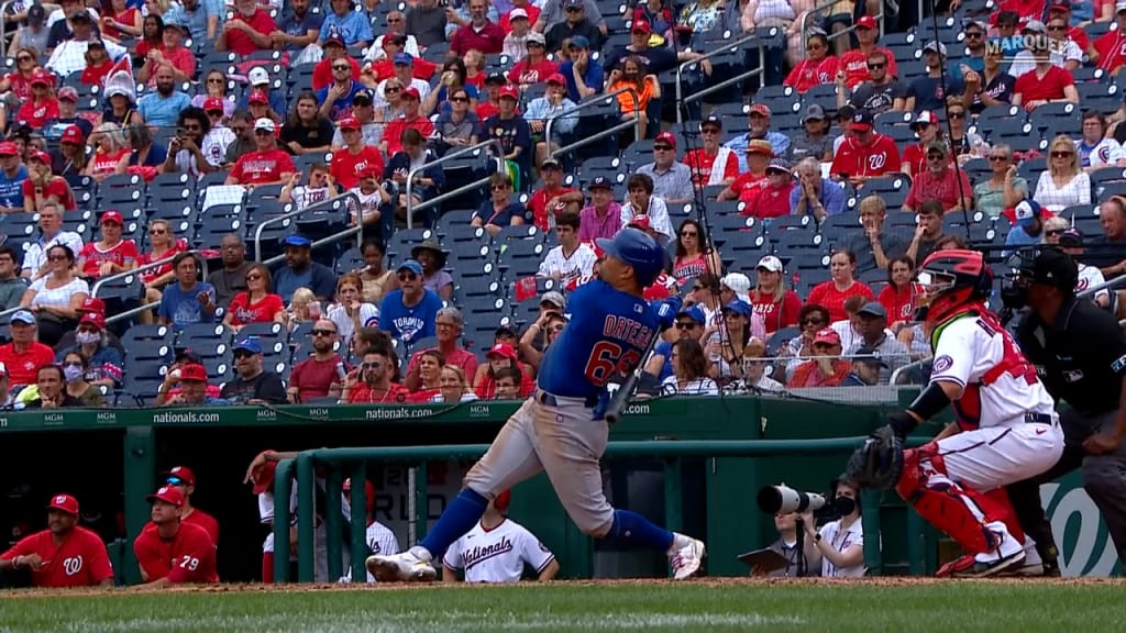 Photo: Chicago Cubs Rafael Ortega Cannot Make Catch On Home Run Ball -  SLP2022062613 