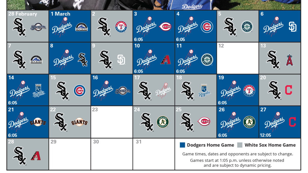 Cactus league deals schedule