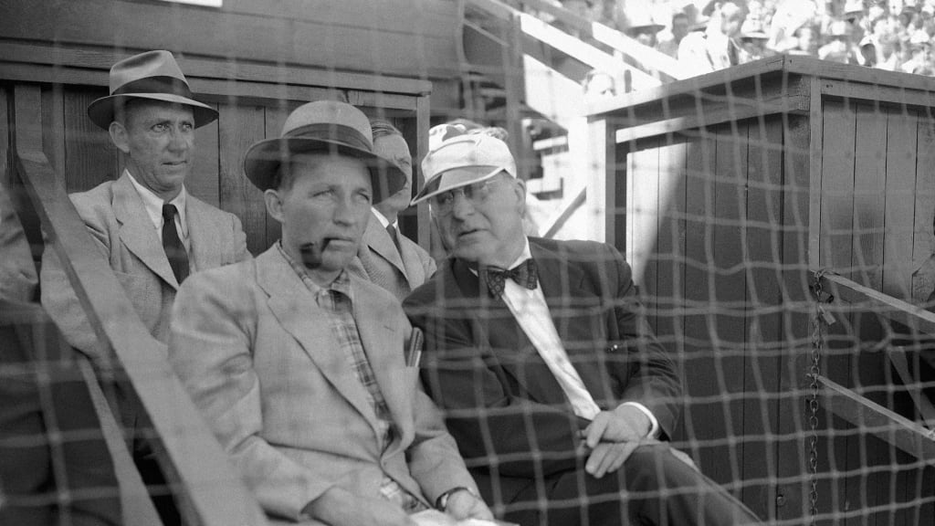 Rickey with Pirates part-owner Bing Crosby in 1951.