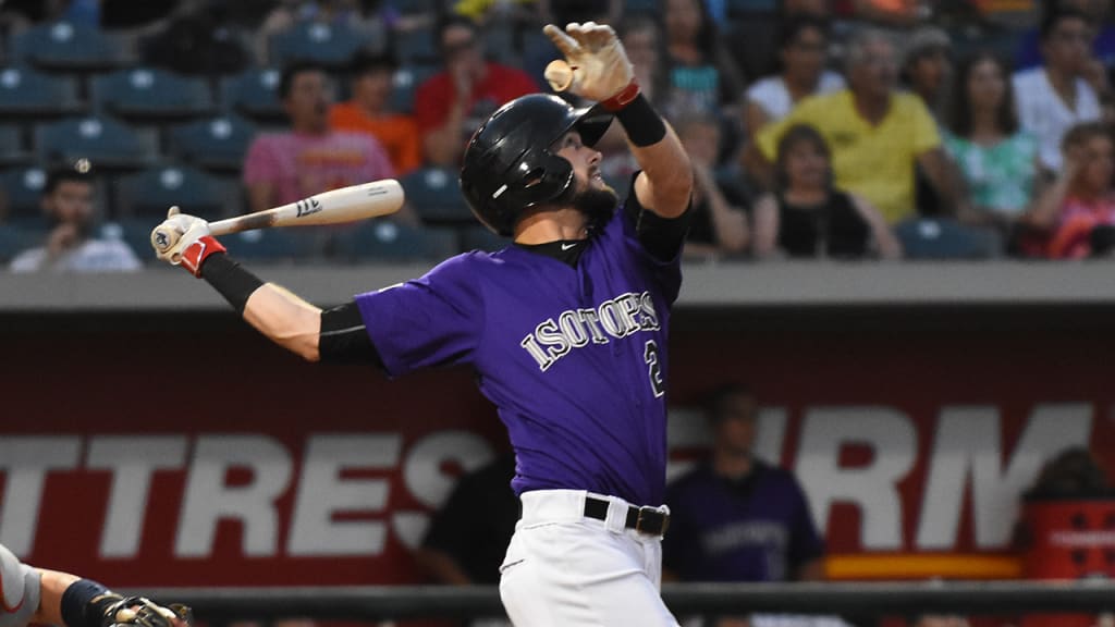 David Dahl was hitting .333 with a home run, eight RBIs and a triple through the first six games of his rehab assignment. (Albuquerque Isotopes)
