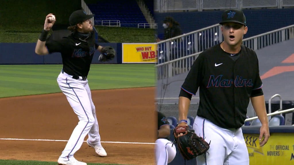 Don Mattingly shows Marlins players, staff how to socially distance (Video)