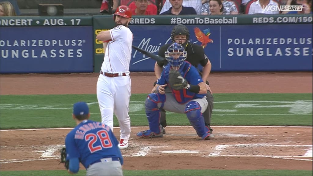 Hendricks strikes out Winker