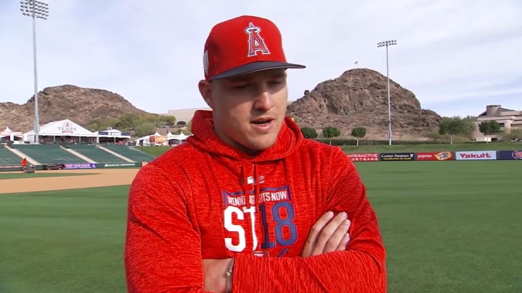 Listen to Mike Trout talk about his wife and family and how they keep him  grounded
