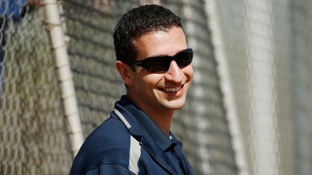 Brewers GM David Stearns has hired a new director of international scouting. (AP)