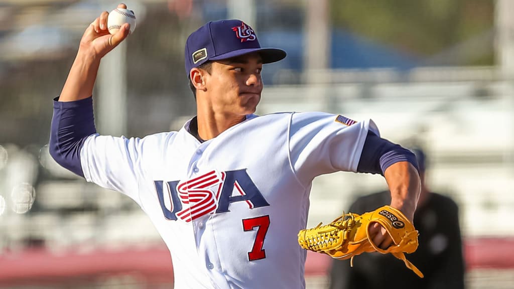 Brandon Dieter faced just three batters over the minimum on Saturday. (USA Baseball)