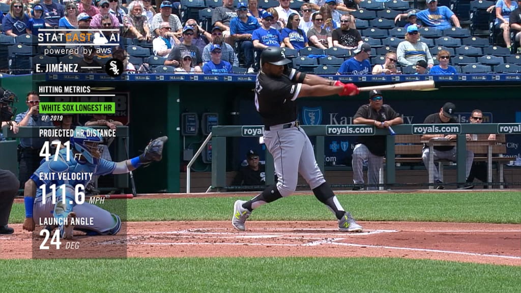 WATCH: White Sox' Eloy Jiménez hits two-run homer vs. Rangers