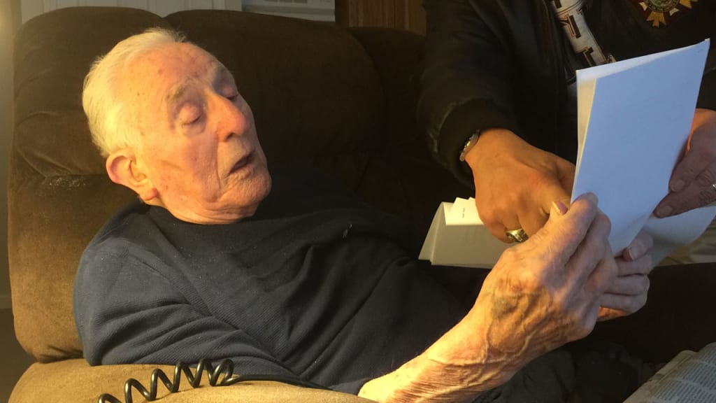 Ed Mierkowicz is the last living member of the 1945 World Series from either team. (MLB.com)