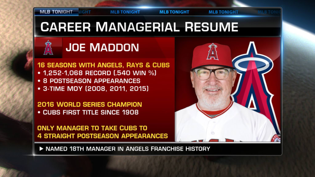 Manager Joe Maddon will look to build winning culture in return to Angels