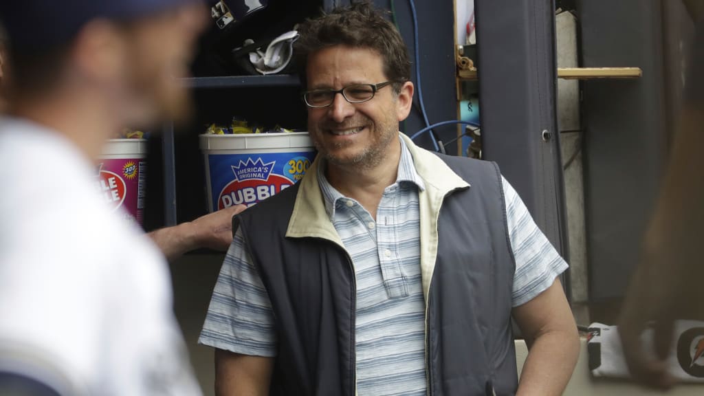 Brewers owner Mark Attanasio praised manager Craig Counsell and the front office for the club's surprise success in 2017. (AP)