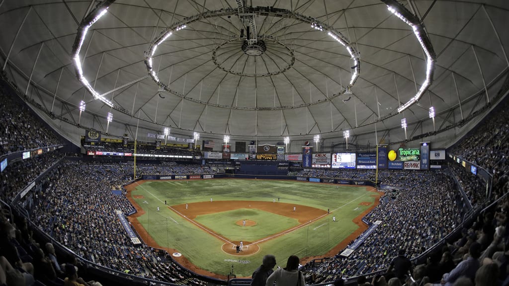 The Rays play the Yankees on Opening Day at Tropicana Field, Sunday at 1:10 p.m. ET. (AP)