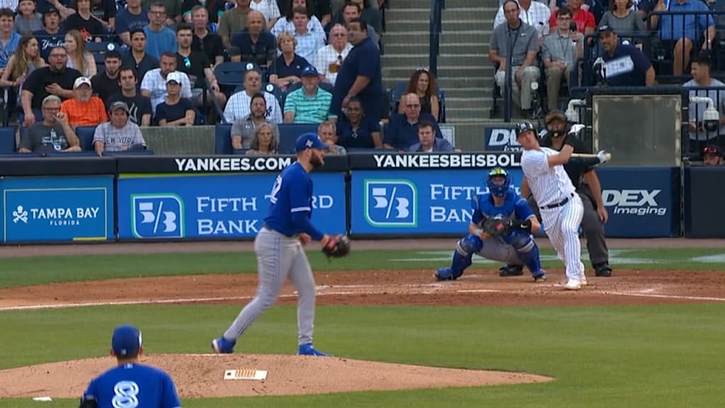 Yankees DJ LeMahieu high school baseball field alma mater