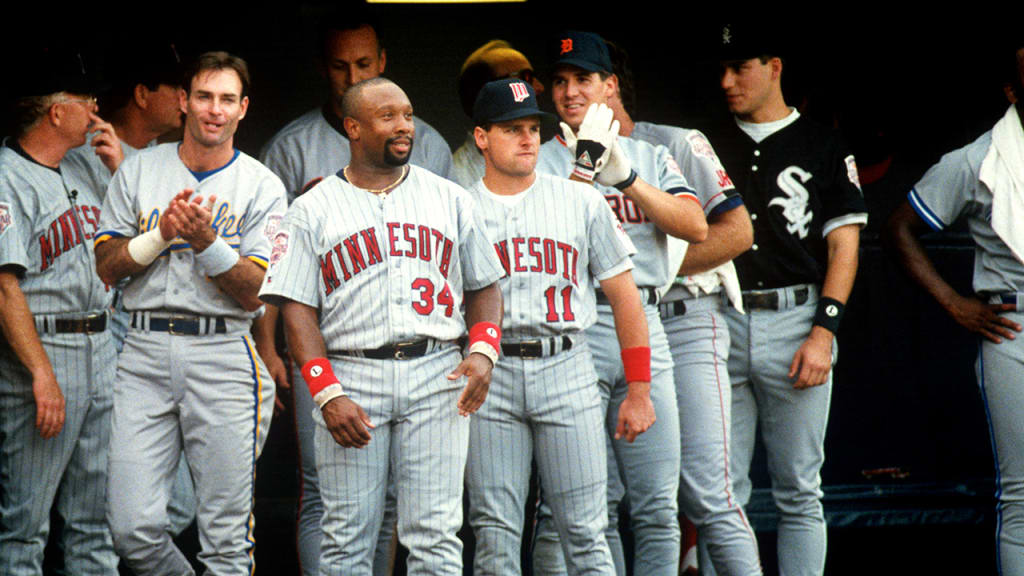 Robin Ventura (far right) played in his first All-Star Game in 1992 in San Diego. (Getty)