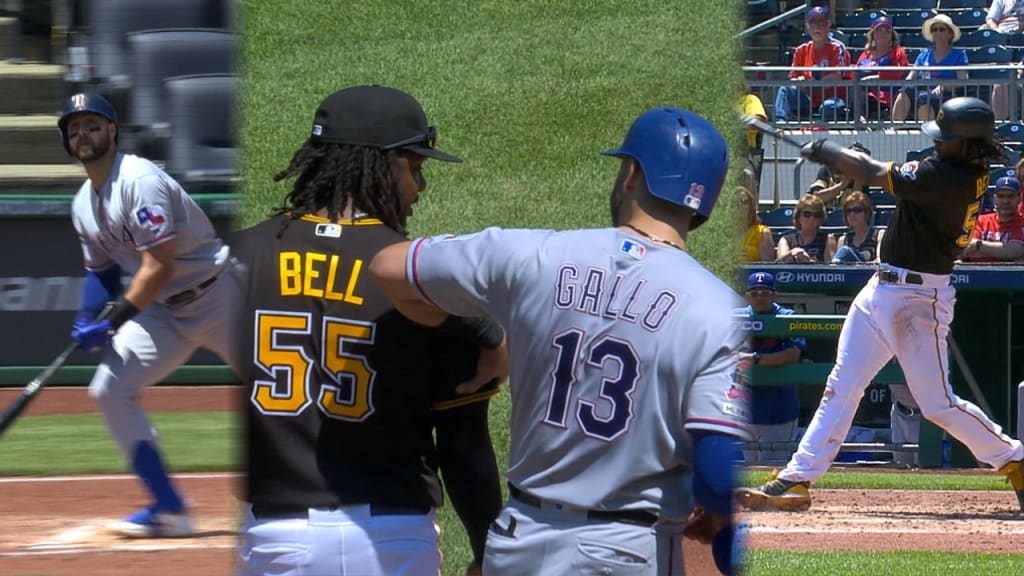 Gallo, Bell compare muscles after homers