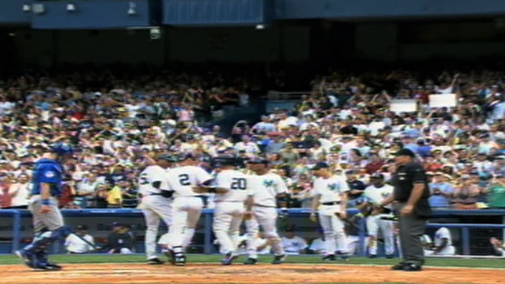 It took 10 years for Derek Jeter to hit his first and only grand slam, but  it was memorable