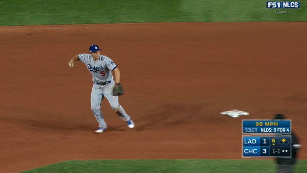 Aroldis Chapman Game-Used Jersey -- Cubs at Dodgers -- NLCS Game 4