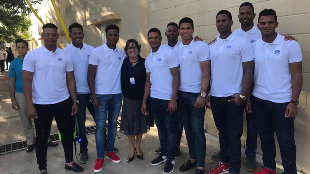 Players and Coaches at St. Louis Cardinals' Dominican Republic