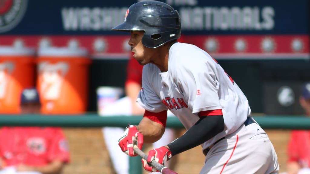 Henry Ramos went 4-for-5 and hit for the cycle for Triple-A Pawtucket in its 7-4 win over Charlotte on July 4 (photo by Andy Grosh/milb.com).