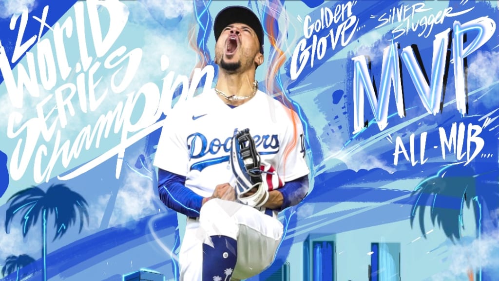 Los Angeles Dodgers Mookie Betts Nike Pitch Black Fashion Player Jersey