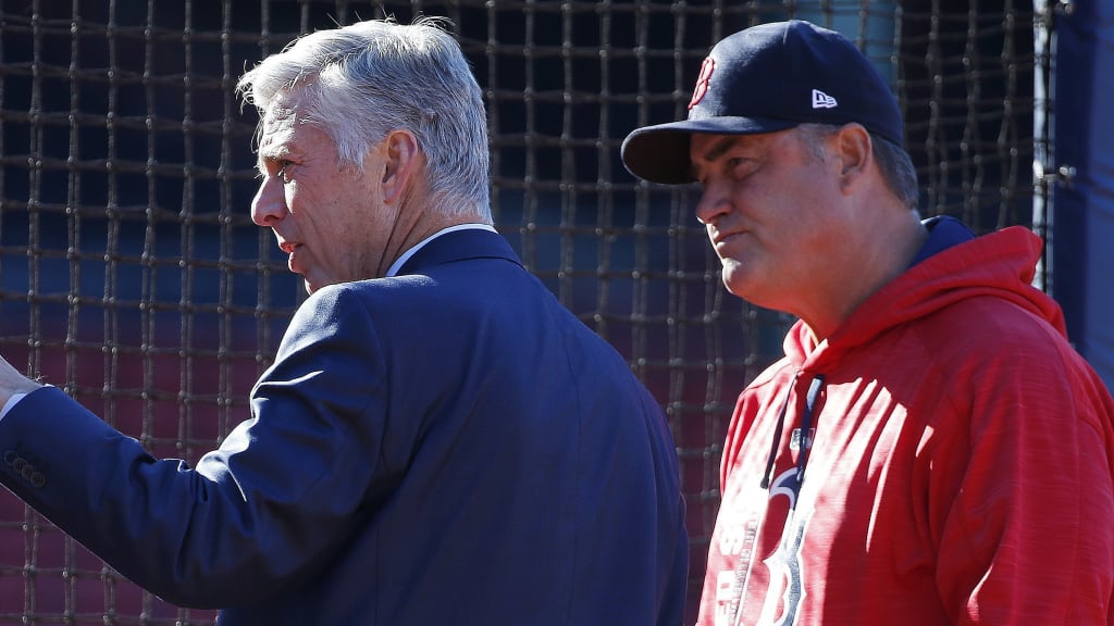 Dave Dombrowski is pleased John Farrell has the Sox in the hunt despite missing key pieces. (AP)