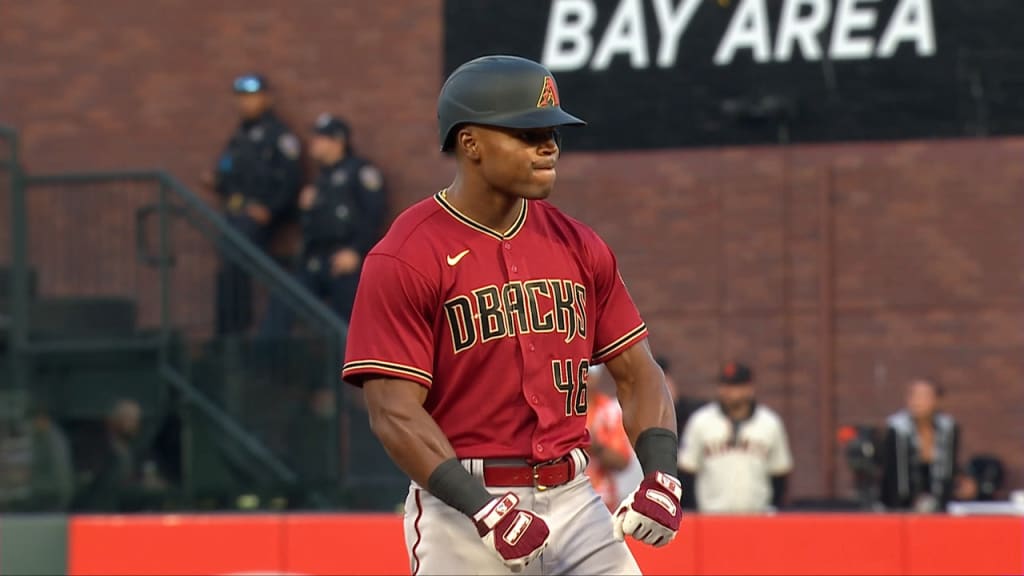 Stone Garrett's 1st MLB hit, RBI
