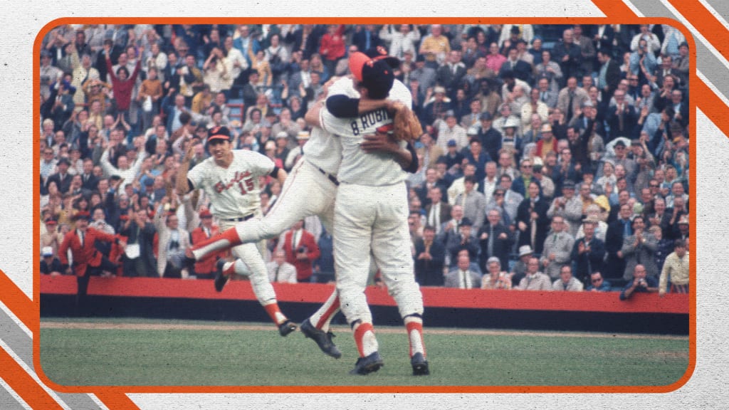 Mr. Oriole Singles in Game 5 of the 1970 World Series 