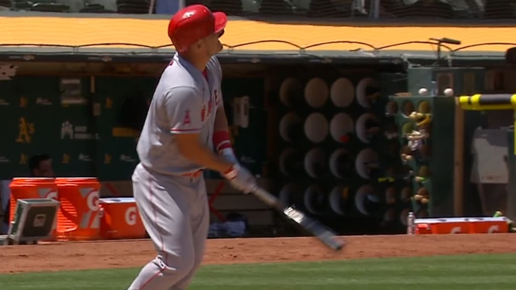 Mike Trout hits three-run homer